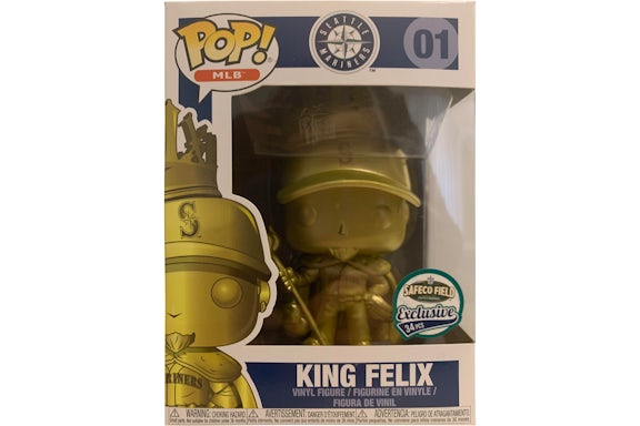 Funko Pop! Sports MLB Seattle Mariners Felix Hernandez "King Felix" (Gold) Safeco Field Exclusive Figure #01